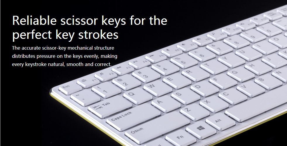 Rapoo E6700 Bluetooth Touch Keyboard